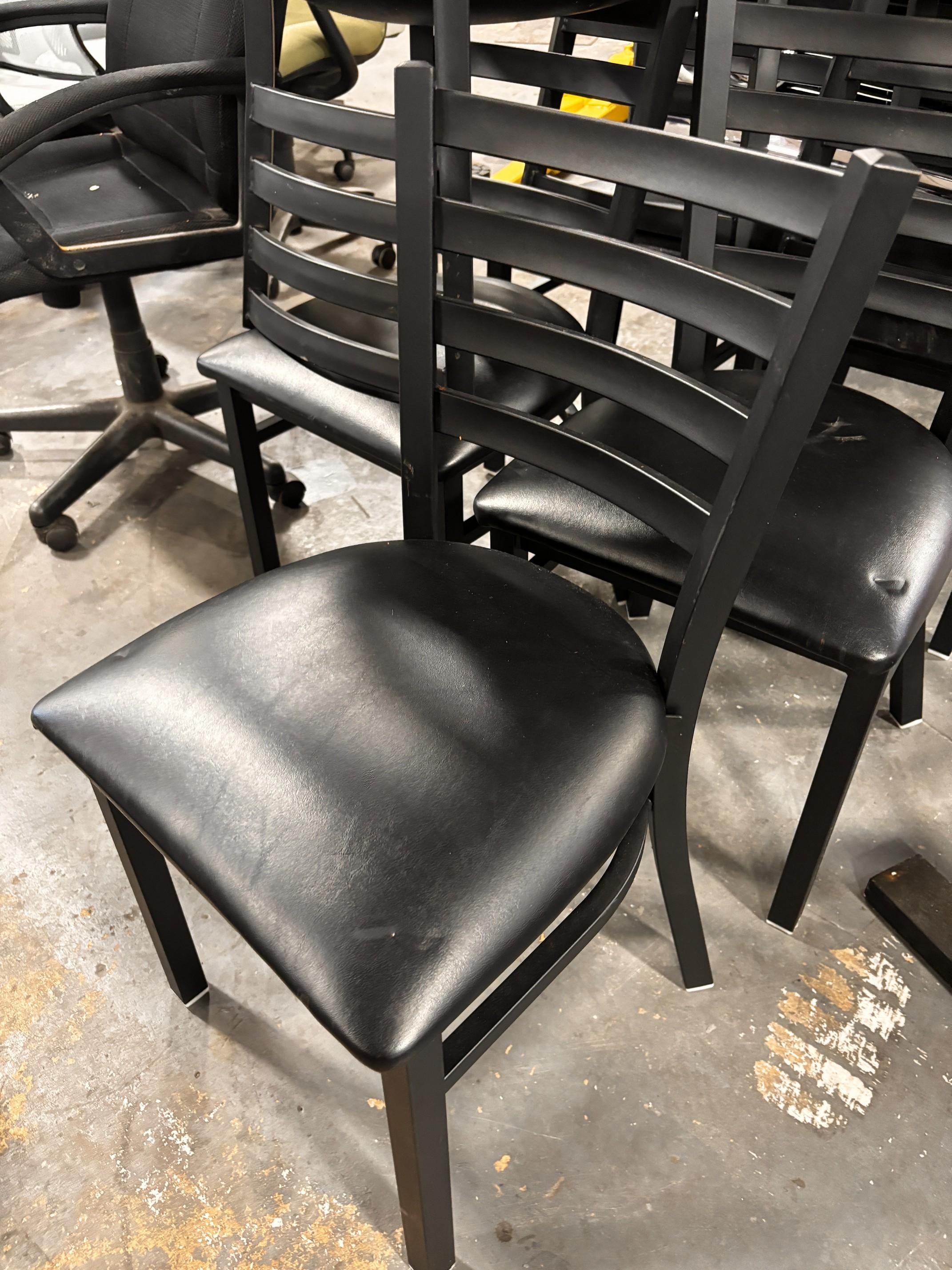 Restaurant Style Chair / High Back Metal framed Chair