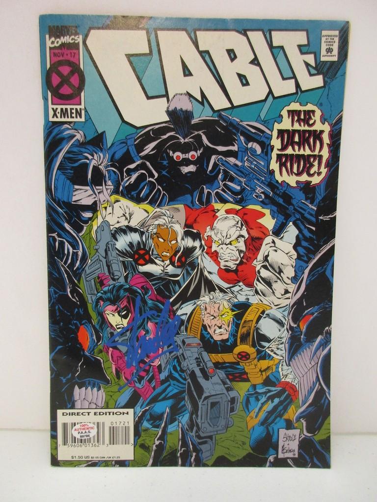 Stan Lee Cable signed autographed comic book PAAS COA 786