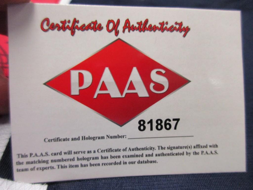 Ozzie Albies of the Atlanta Braves signed autographed baseball jersey PAAS COA 867