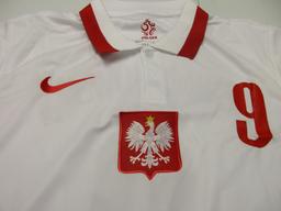 Robert Lewandowski of Poland signed autographed soccer jersey PAAS COA 661
