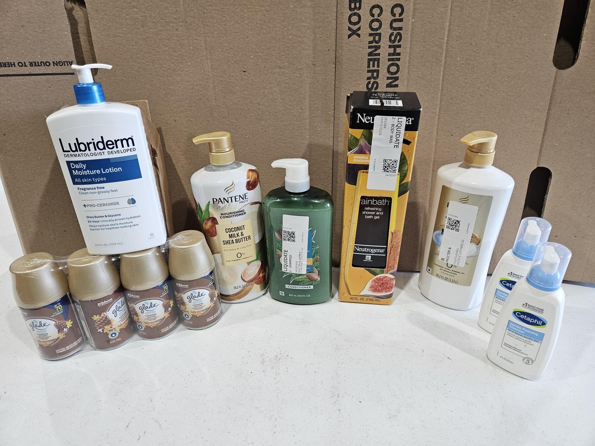 Glade Spray / Lubriderm / Pantene / Neutrogena & More