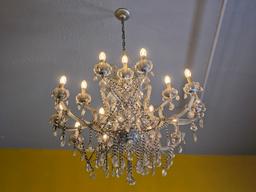 (15) Candle Crystal Chandelier