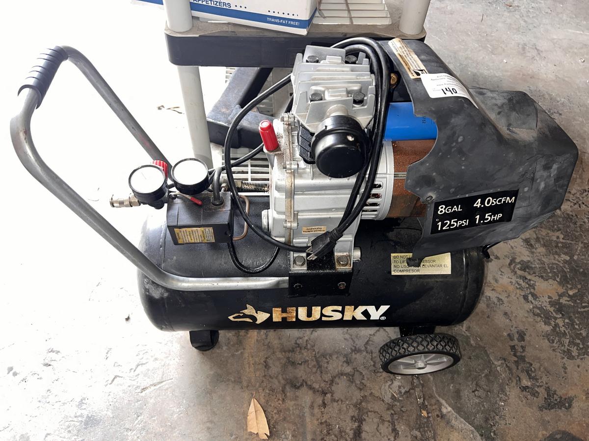 Portable Compressor, 1.5 H.P. with 8 Gallon Tank