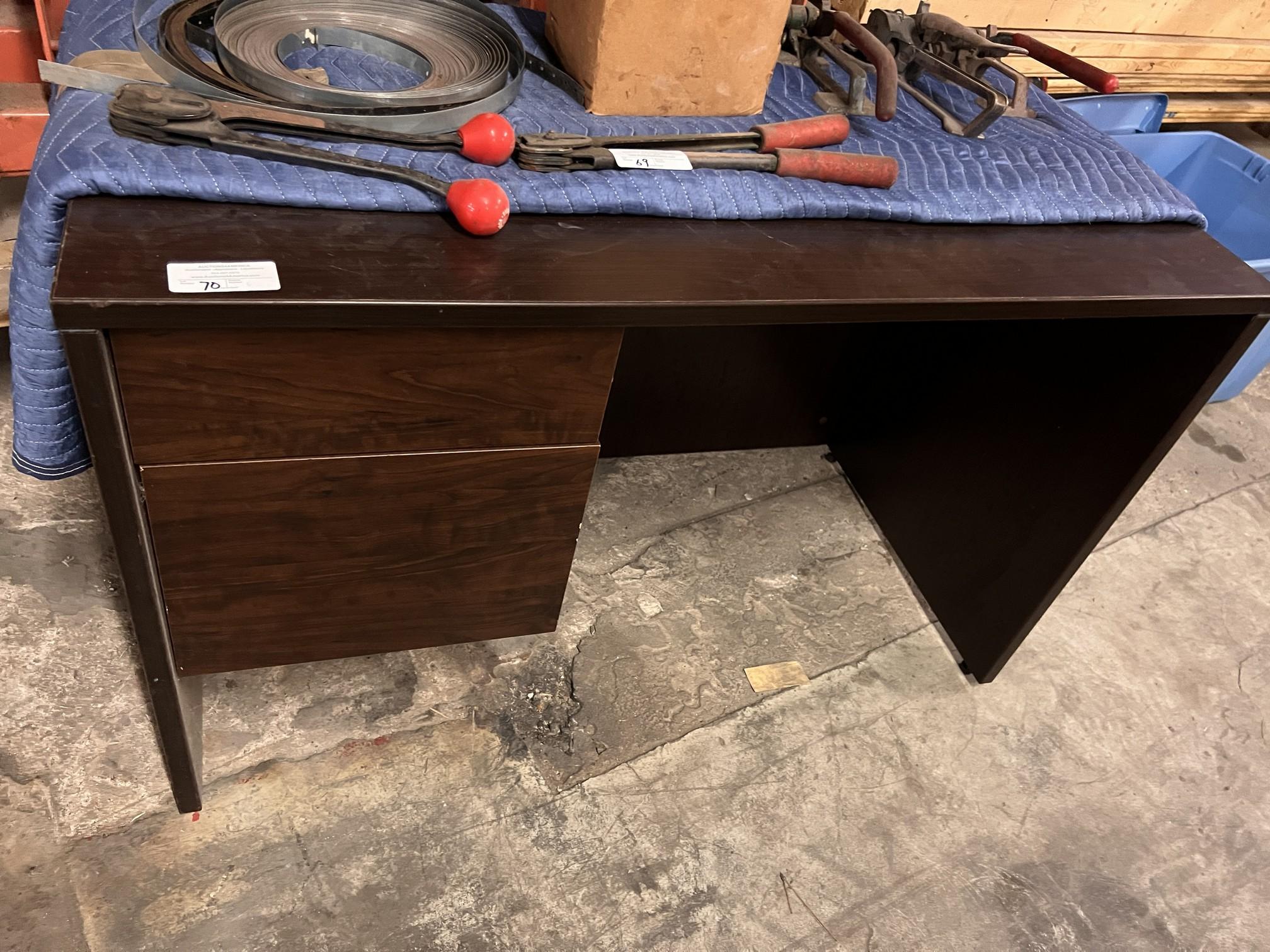 Salesmens Desk, 54" X 24" with 2 Drawers