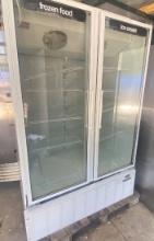 Master-Bilt 2 Glass Door Freezer / Commercial Merchandising Freezer - Model # BLG-48HD - 115 Volts -