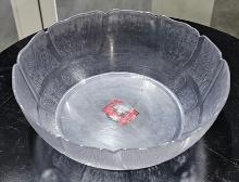 Bowl 12â€� Clear Plastic Petal Mist