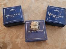 Set of (4) Napkin Rings Set