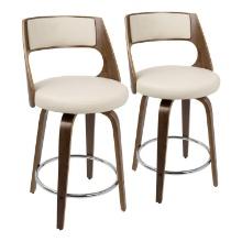 Lumisource Cecina 24'' Set Of 2 Counter Stool B24-CECINAR WLCR2