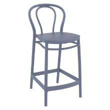 Siesta Victor Counter Stool Set of 2 Dark Gray ISP261-DGR