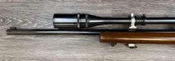 WINCHESTER MODEL 52 .22 LR CAL. SINGLE-SHOT BOLT-ACTION RIFLE W/J. UNERTL SCOPE (CIRCA 1961).