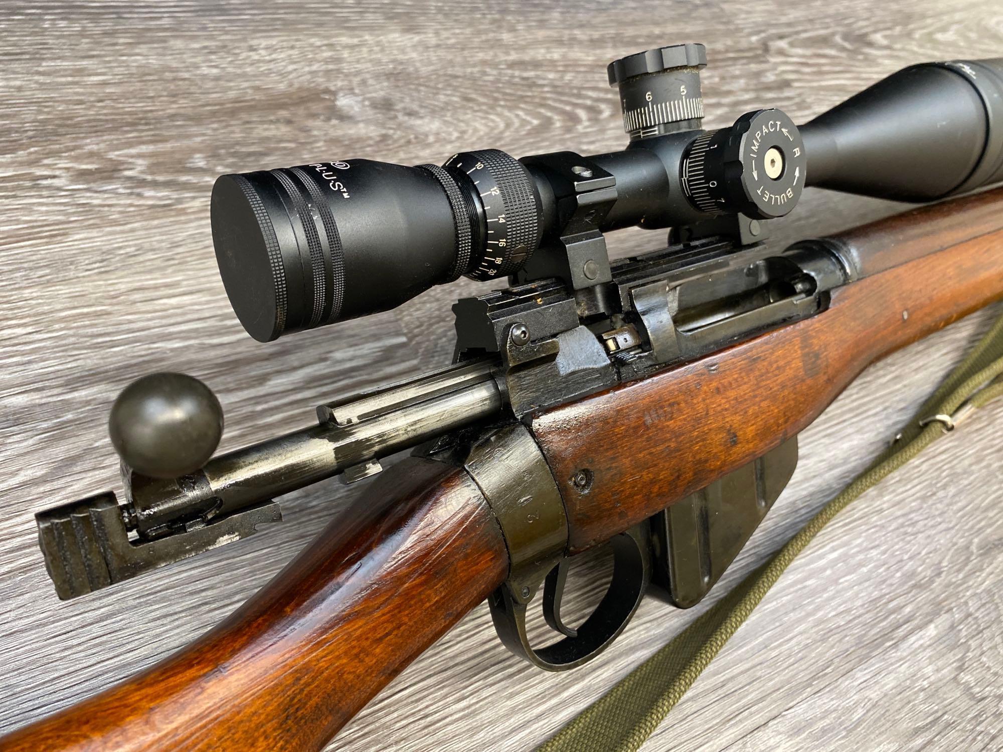 ENFIELD NO. 4 MK 2 .303 BOLT-ACTION RIFLE w/SCOPE