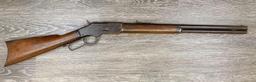 WINCHESTER MODEL 1873 .44 WCF CAL. LEVER-ACTION RIFLE SHORTENED TO 23" (CIRCA 1890).