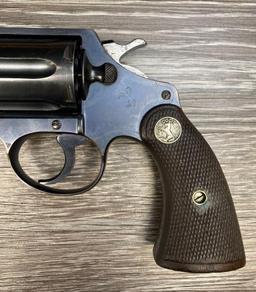 COLT POLICE POSITIVE MODEL .38 SPECIAL CAL. DA REVOLVER.