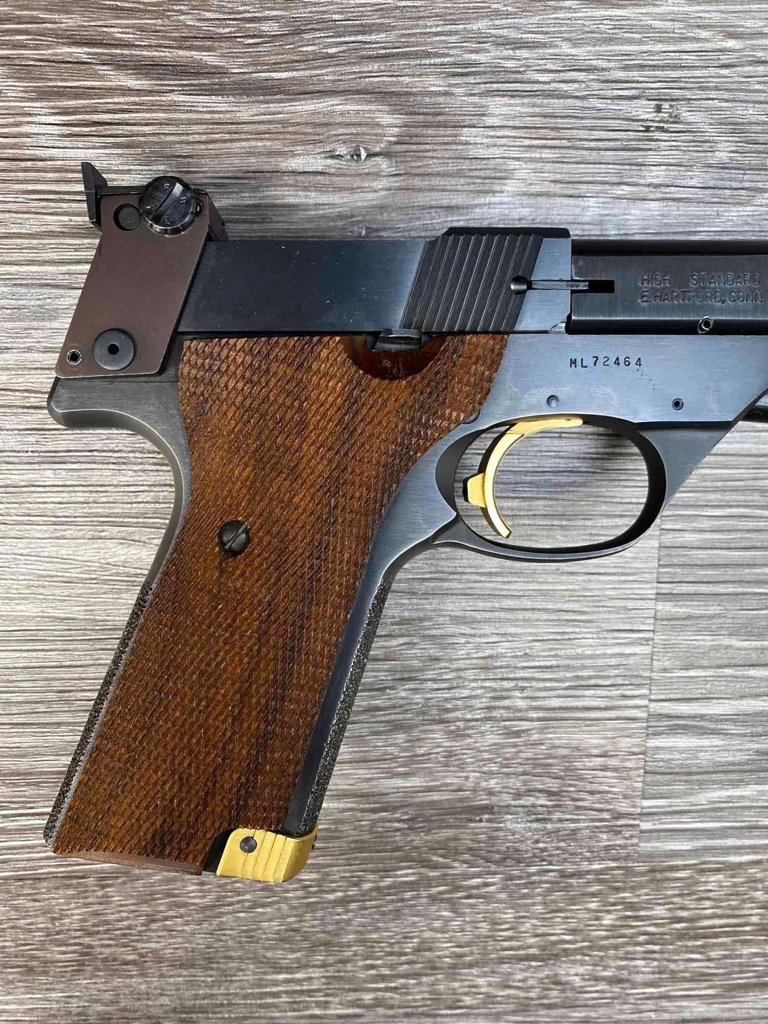 HIGH STANDARD SUPERMATIC TROPHY .22 LR SEMI-AUTO TARGET PISTOL