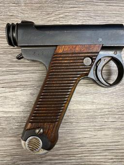 WWII JAPANESE TYPE 14 SEMI-AUTO PISTOL W/ CLAMSHELL HOLSTER