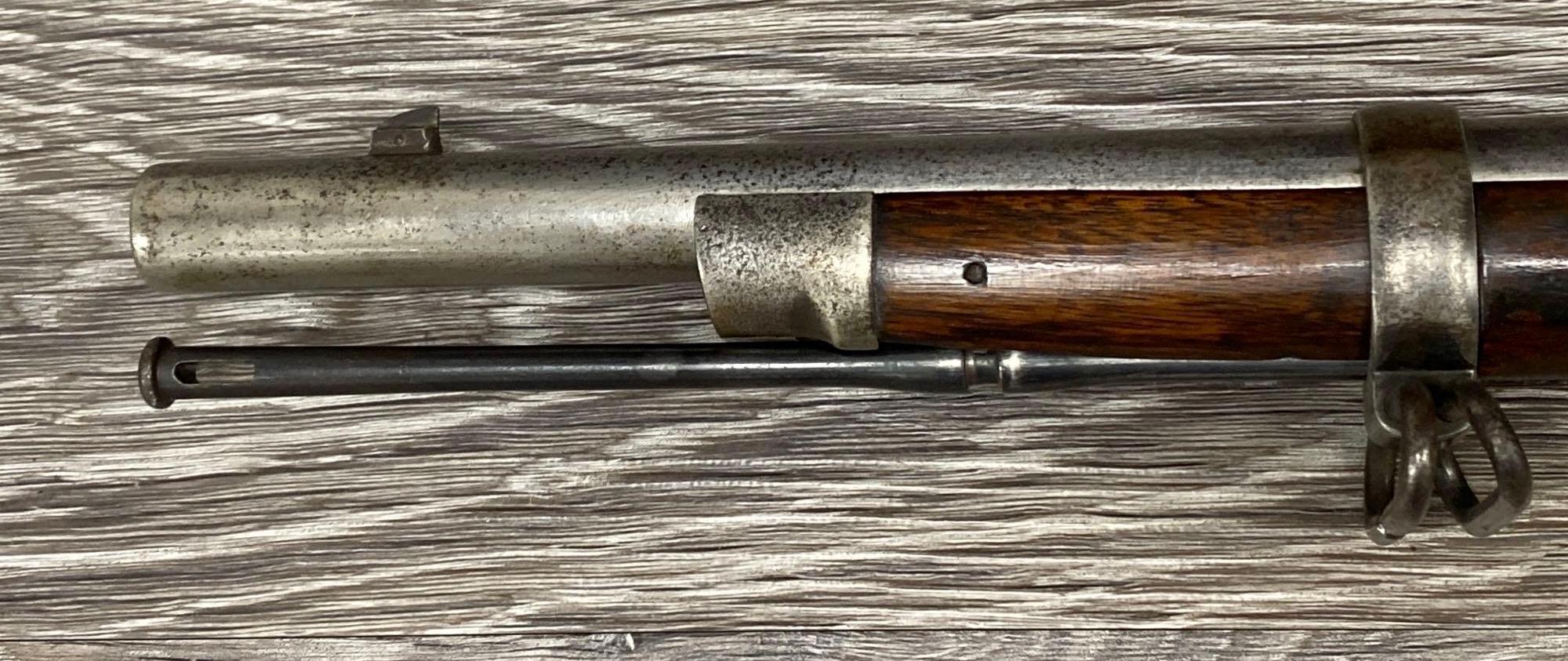 US SPRINGFIELD MODEL1884 .45-70 CALIBER TRAP-DOOR SINGLE SHOT RIFLE