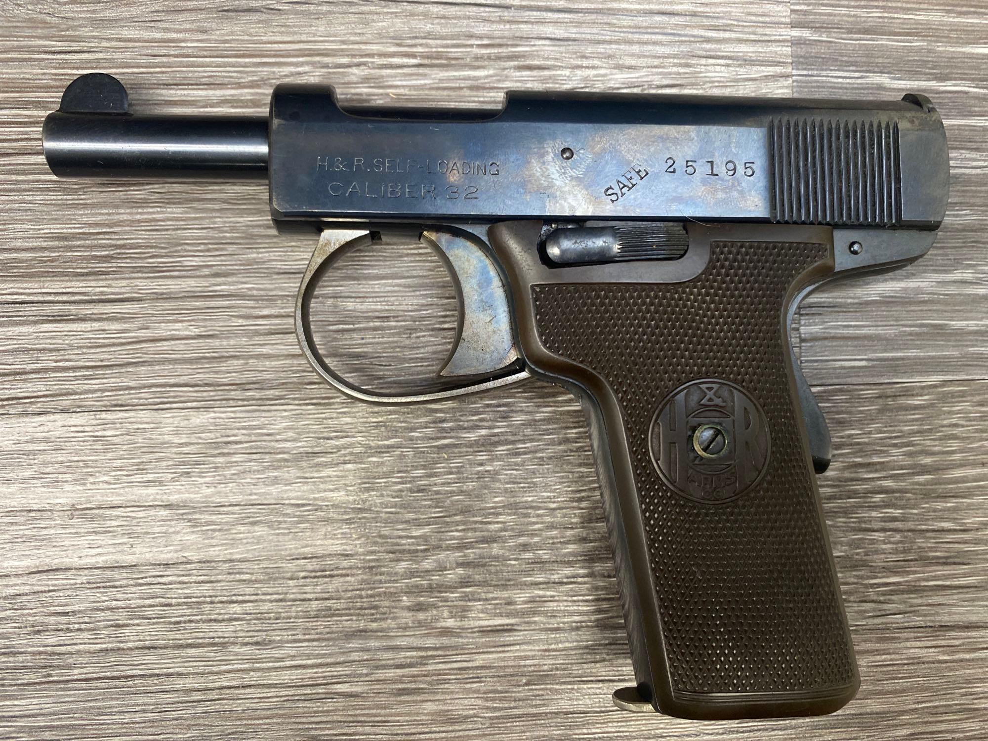 HARRINGTON & RICHARDSON SELF LOADING .32 SEMI-AUTO PISTOL