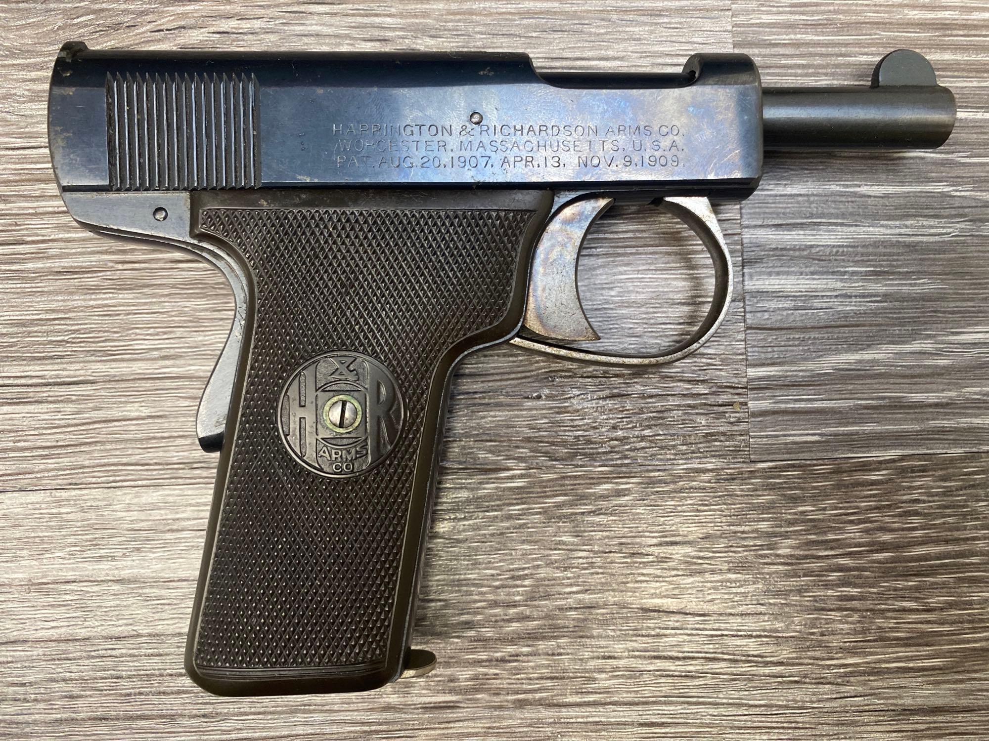 HARRINGTON & RICHARDSON SELF LOADING .32 SEMI-AUTO PISTOL