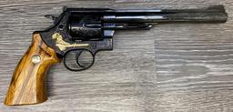 RARE HIGH STANDARD CRUSADER ENGRAVED 50TH ANNIVERSARY REVOLVER .44 MAGNUM