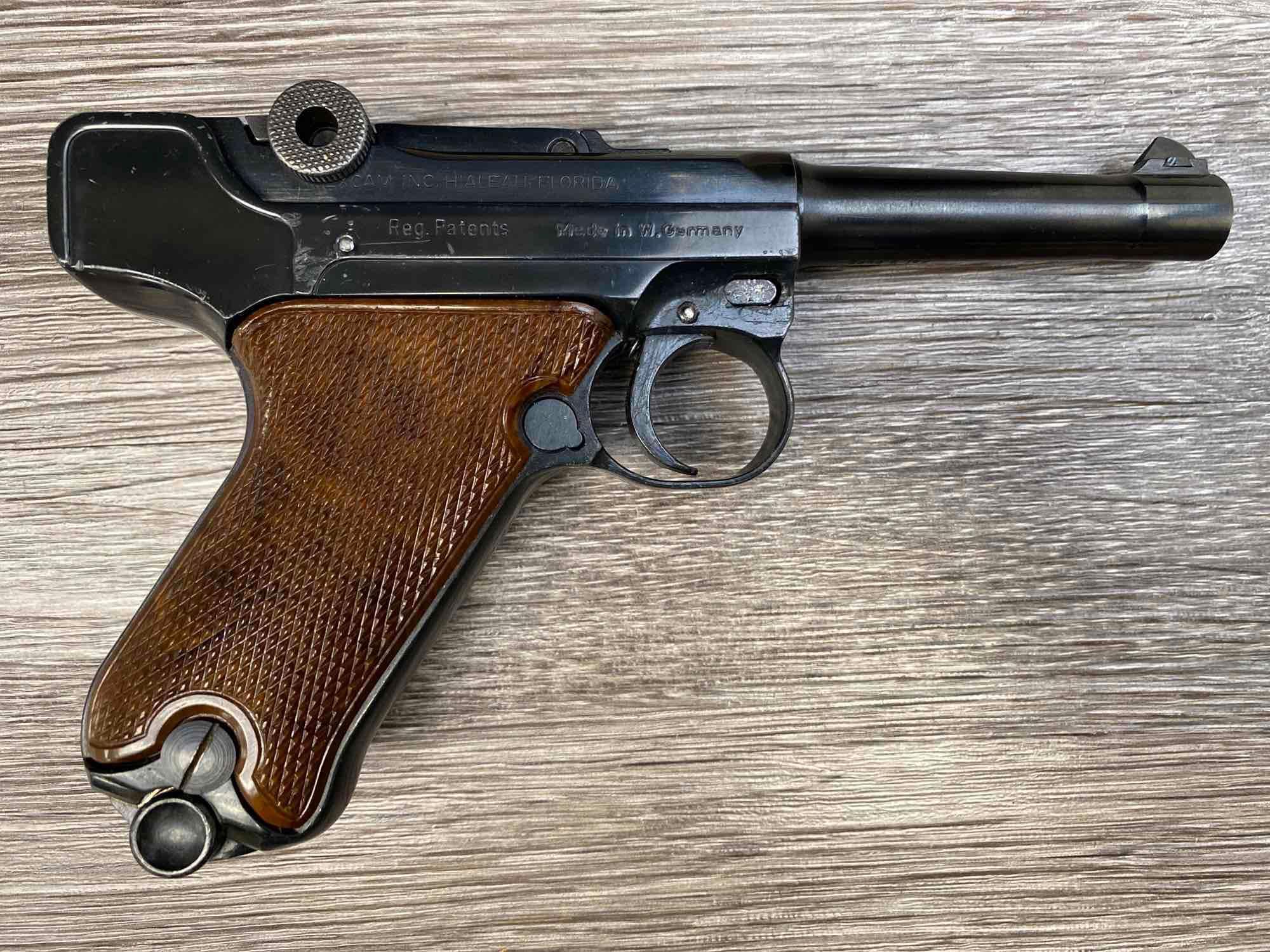 ERMA-WERKE MODEL KGP-68A BABY LUGER 9mm KURZ/.380 ACP SEMI-AUTO PISTOL