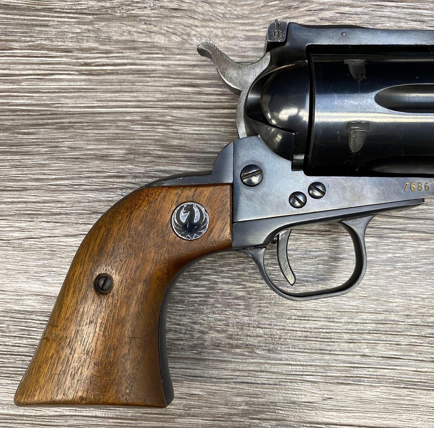 EARLY RUGER BLACKHAWK SA REVOLVER .30 CARBINE CALIBER MANUFACTURED 1957