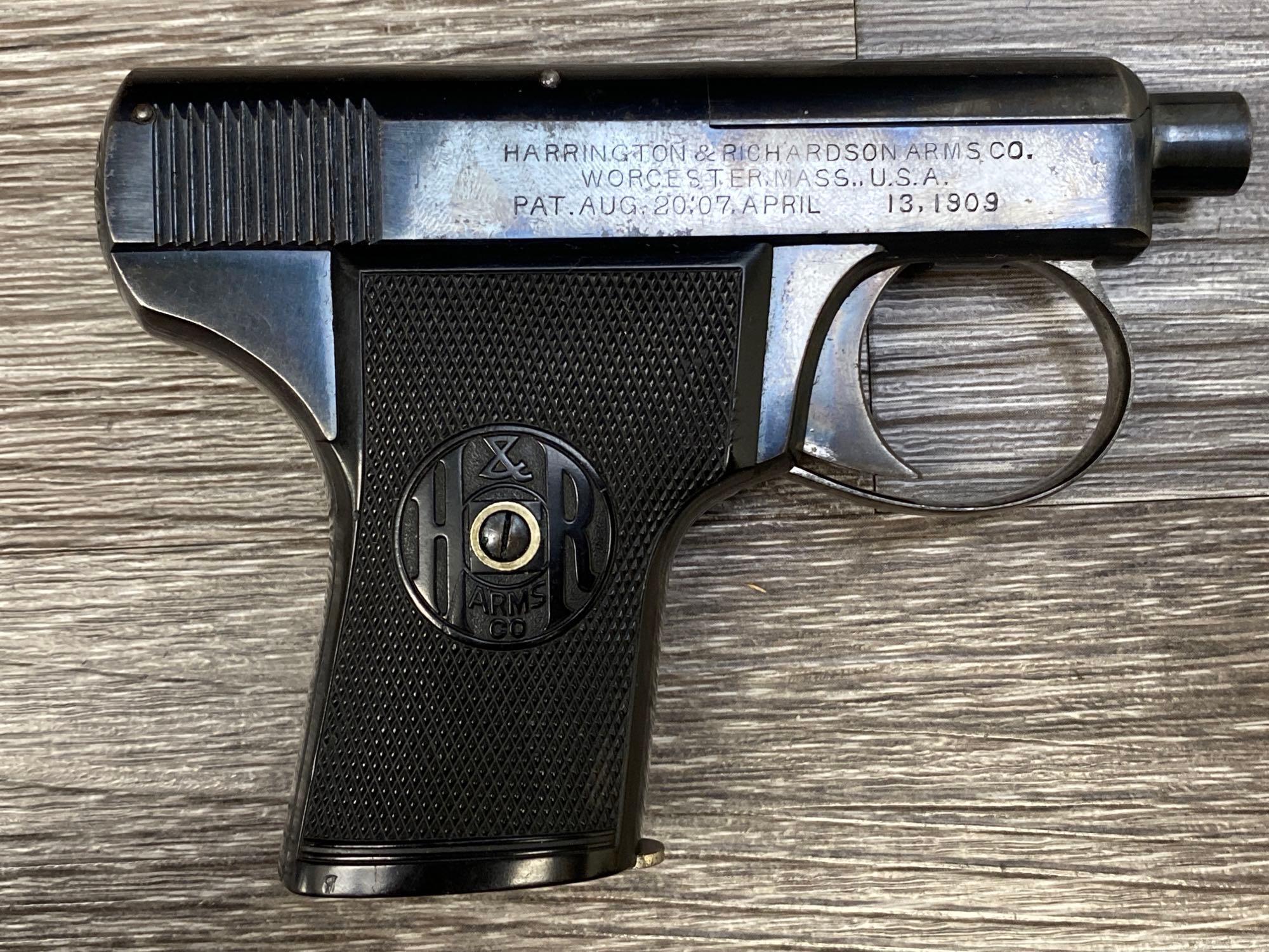 HARRINGTON & RICHARDSON SELF-LOADING .25 ACP SEMI-AUTO PISTOL