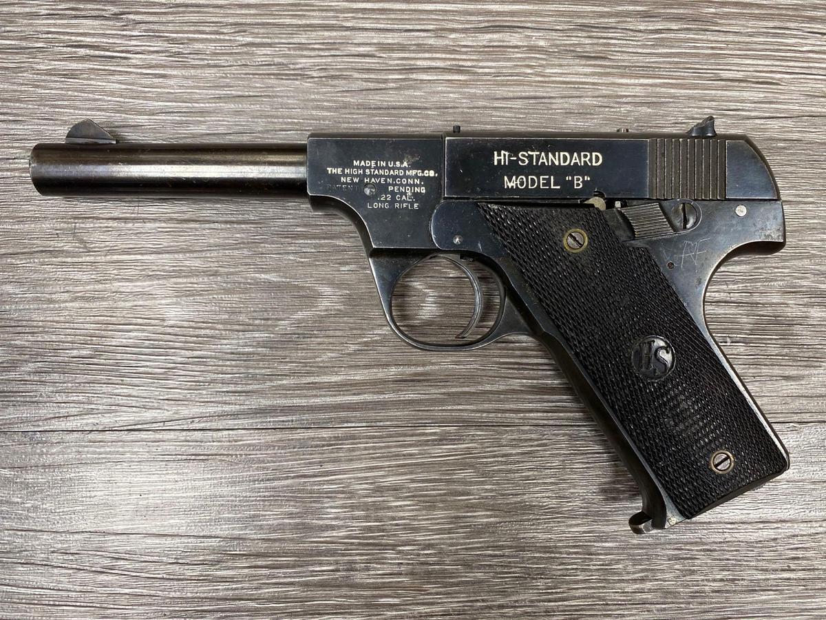 HIGH STANDARD PROPERTY OF U.S. MODEL B .22LR SEMI AUTO PISTOL