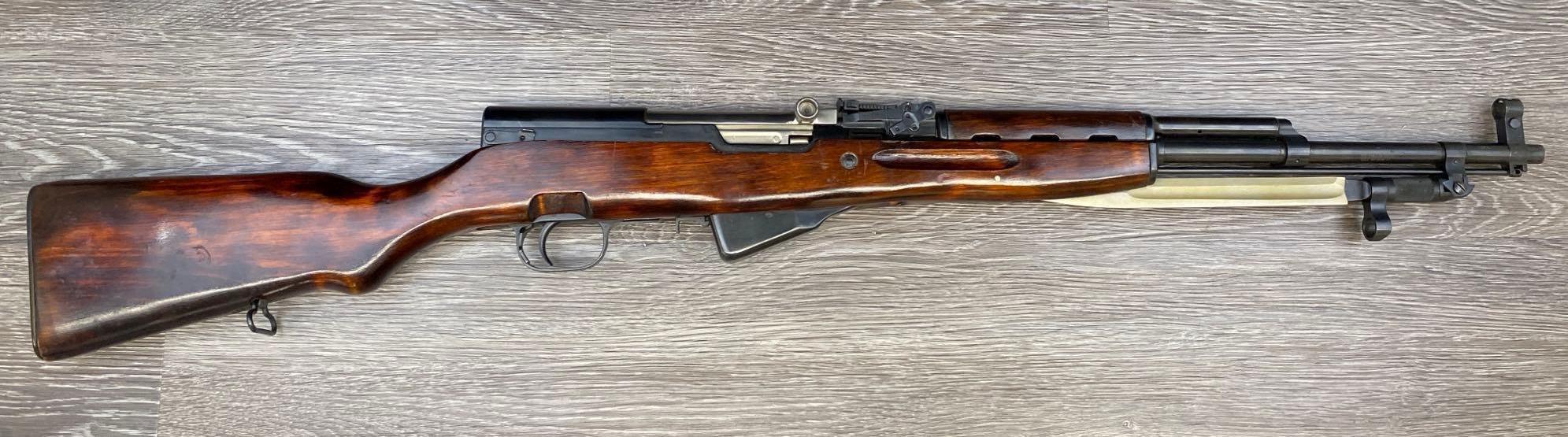 RUSSIAN TULA SKS SEMI-AUTO RIFLE 7.62 X 39 W/BAYONET