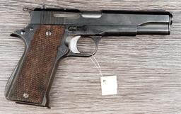 STAR MODEL SUPER 9MM LARGO CAL. SEMI-AUTO PISTOL W/CARDBOARD BOX