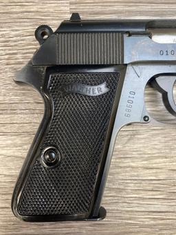 WALTHER PPK/S .380 ACP SEMI-AUTO PISTOL W/EXTRA MAG.