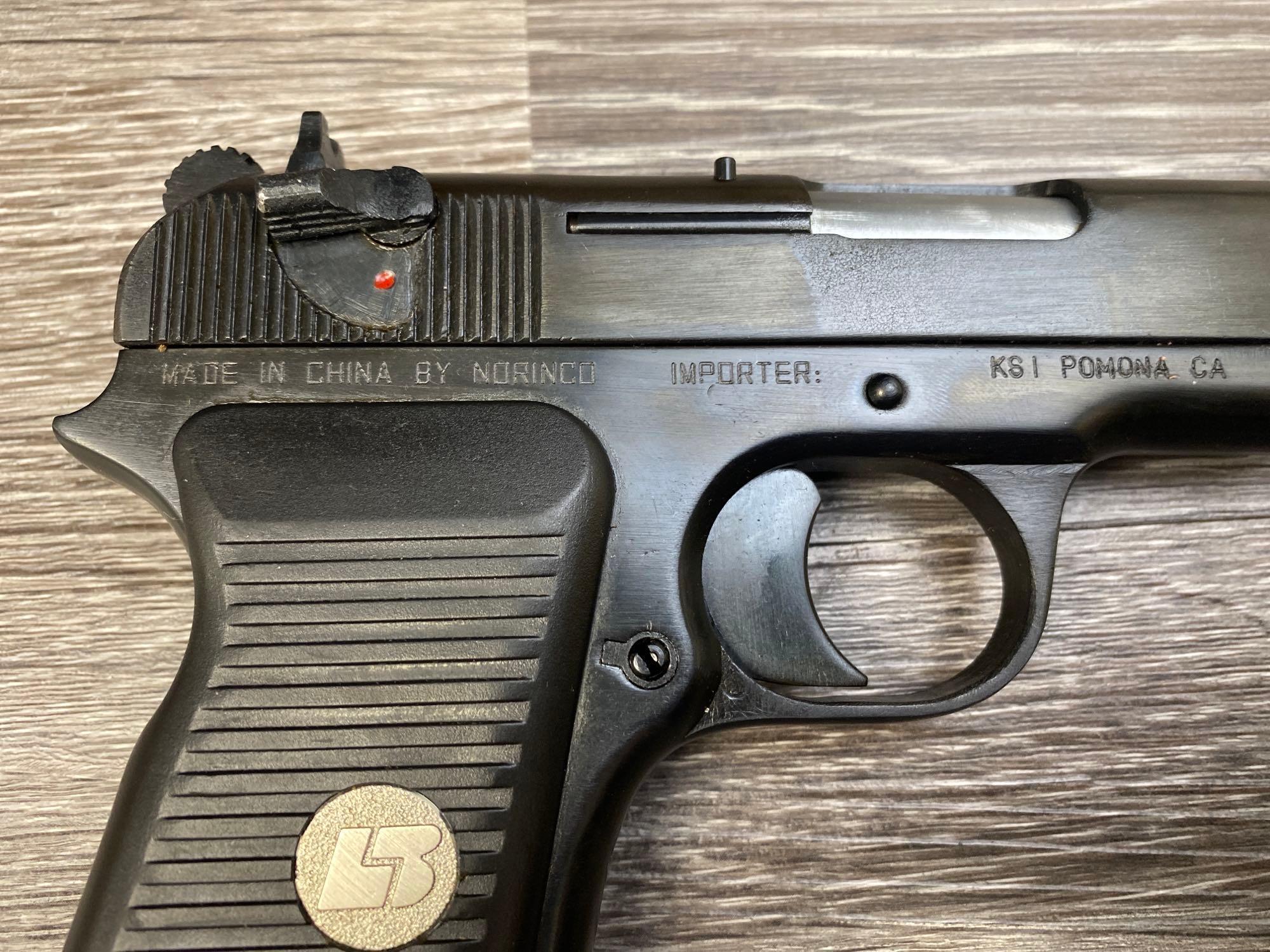 CASED NORINCO T54 9MM SEMI-AUTO PISTOL