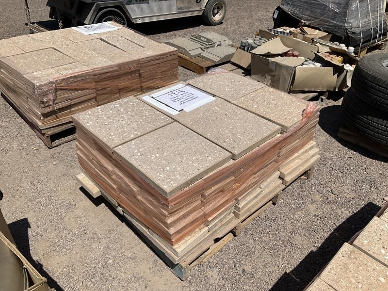 PALLET OF ASST OYSTER SHELL PAVERS