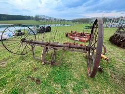 ANTIQUE HAY RAKE