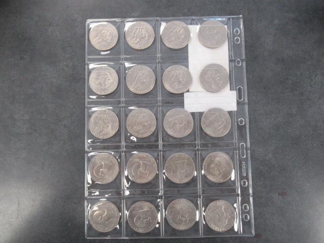 (1) 1972, (9) 1974, & (10) 1976 LIBERTY SILVER DOLLARS