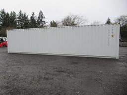 40' HIGH CUBE SHIPPING CONTAINER W/ (4) SIDE DOORS
