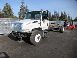 2011 INTERNATIONAL 4300 DURASTAR SINGLE AXLE CAB & CHASSIS