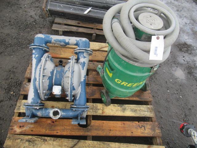 GREENLEE #690 BLOWER & VACUUM CE PUMP CO 2'' DIAPHRAGM PUMP