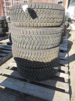 (4) BRIDGESTONE BLIZZAK 225/60R17 TIRES