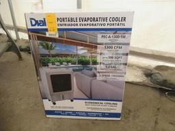 DIAL PECA13001M PORTABLE EVAPORATIVE...COOLER, 500 SQ FT, 3-SPEED 1300 CFM