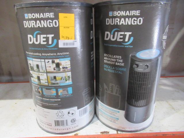 (2) BONAIRE DURANGO DUET 300-3-SPEED PORTABLE EVAPORATIVE COOLERS