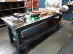 30'' X 96'' METAL TOP WORKBENCH