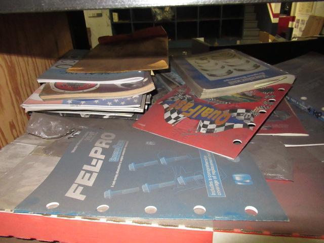 CONTENTS OF SHELF - ASSORTED GASKETS & FLEXPLATES