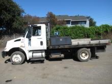 2010 INTERNATIONAL 4300 M7 SBA DURASTAR DUALLY 12' FLATBED