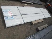 (70) SIMPLE SPACE 12' X 3' GRAY/WHITE METAL ROOF PANELS (UNUSED)