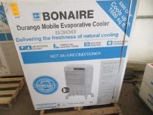 BONAIRE 5300 DURANGO SERIES MOBILE EVAPORATIVE COOLER, 5300 CFM, 1600 SQ FT COVERAGE, 3-SPEED, 33GAL