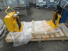 (2) ELECTRIC PALLET JACKS