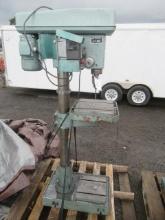 ELLIS 9400 VARIABLE SPEED FLOOR DRILL PRESS W/ JACOBS 36 3-TAPER CHUCK, 2HP, POWER DOWNFEED, 220V,