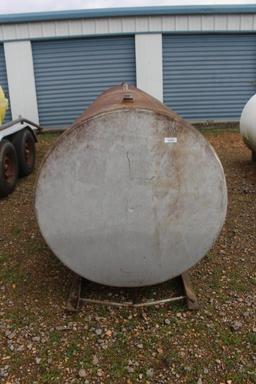 1000 Gallon Skid Mounted Fuel Tank