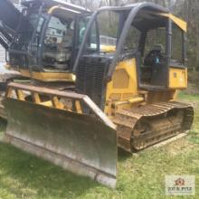 JOHN DEERE 550J DOZER W/ 6-WAY BLADE AND WINCH