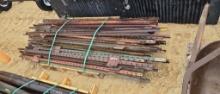 PALLET OF STEEL FENCE POSTS